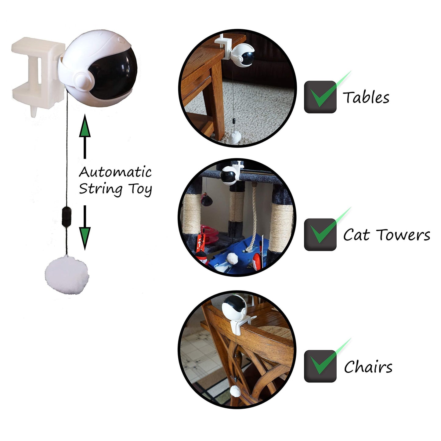 Automatic Kitty String Toy